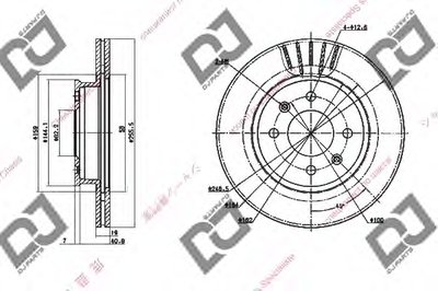 Тормозной диск DJ PARTS купить