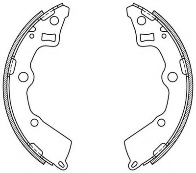 Комплект тормозных колодок ADVANCE OPEN PARTS купить