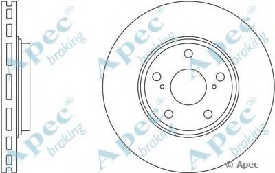 Тормозной диск APEC braking купить