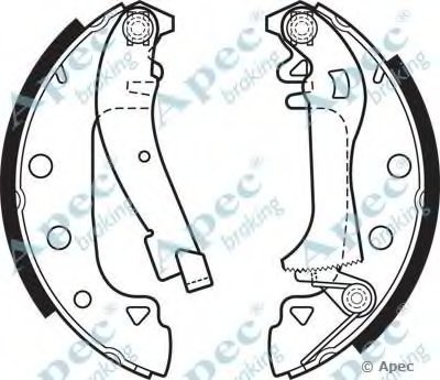 Тормозные колодки APEC braking купить