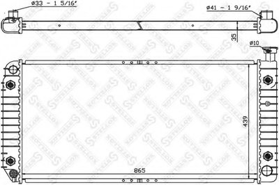 Радиатор, охлаждение двигателя STELLOX купить