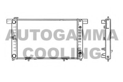 Радиатор, охлаждение двигателя AUTOGAMMA купить