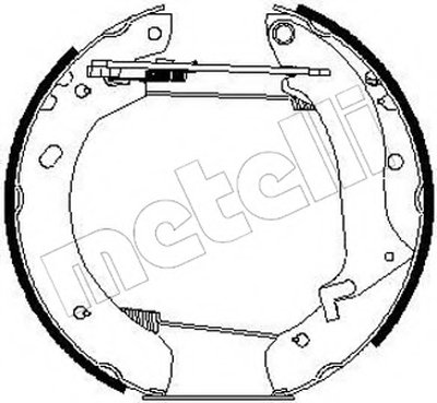 Комплект тормозных колодок Kit premounted METELLI купить