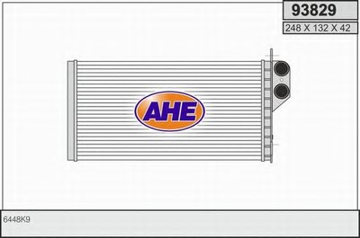 Теплообменник, отопление салона AHE