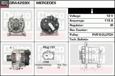 Генератор Remanufactured REMY (Light Duty) DELCO REMY купить