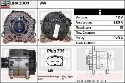 Генератор Remanufactured REMY (Light Duty) DELCO REMY купить