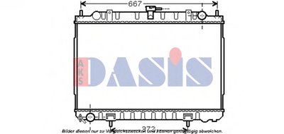 Радиатор, охлаждение двигателя AKS DASIS купить
