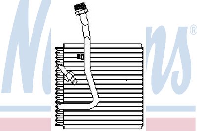 Испаритель, кондиционер NISSENS