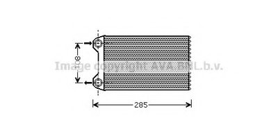 Теплообменник, отопление салона AVA QUALITY COOLING