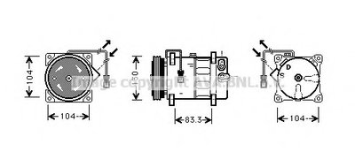 Компрессор, кондиционер AVA QUALITY COOLING купить