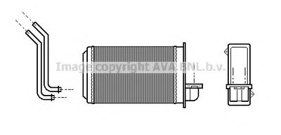 Теплообменник, отопление салона AVA QUALITY COOLING