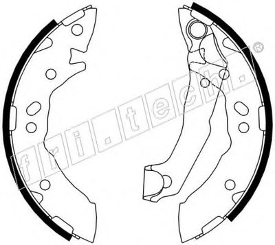 Комплект тормозных колодок REPARATION KIT fri.tech. купить