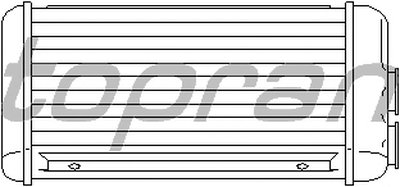 Теплообменник, отопление салона TOPRAN