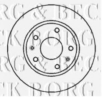 Тормозной диск BORG & BECK купить