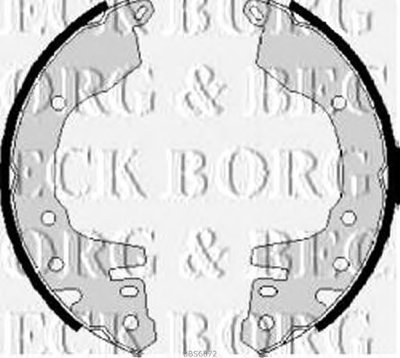 Комплект тормозных колодок BORG & BECK купить