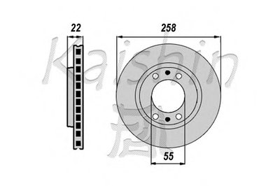 Тормозной диск KAISHIN купить