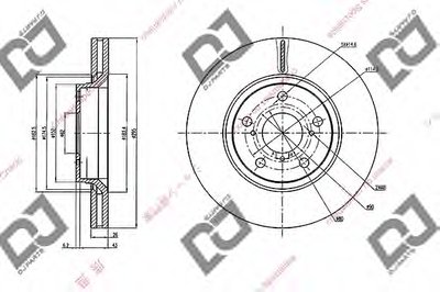 Тормозной диск DJ PARTS купить