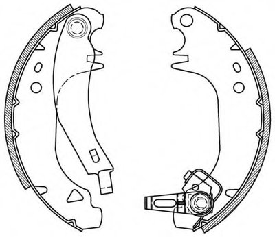 Комплект тормозных колодок ADVANCE OPEN PARTS купить