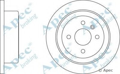 Тормозной диск APEC braking купить