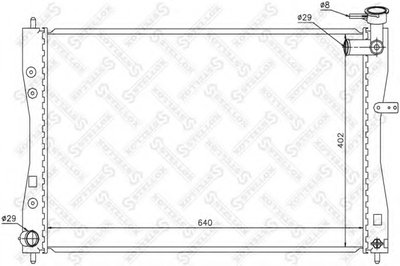 Радиатор, охлаждение двигателя STELLOX купить