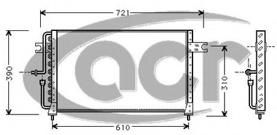 Конденсатор, кондиционер ACR купить
