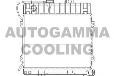 Радиатор, охлаждение двигателя AUTOGAMMA купить