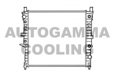 Радиатор, охлаждение двигателя AUTOGAMMA купить