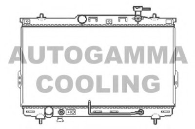 Радиатор, охлаждение двигателя AUTOGAMMA купить