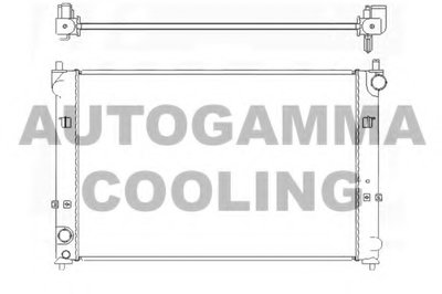 Радиатор, охлаждение двигателя AUTOGAMMA купить