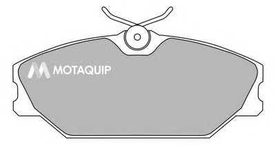 Комплект тормозных колодок, дисковый тормоз MOTAQUIP