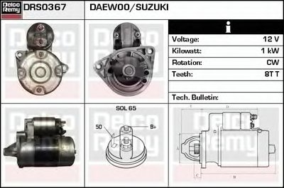 Стартер Remanufactured REMY (Light Duty) DELCO REMY купить