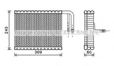 Испаритель, кондиционер AVA QUALITY COOLING