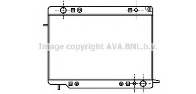 Радиатор, охлаждение двигателя AVA QUALITY COOLING купить