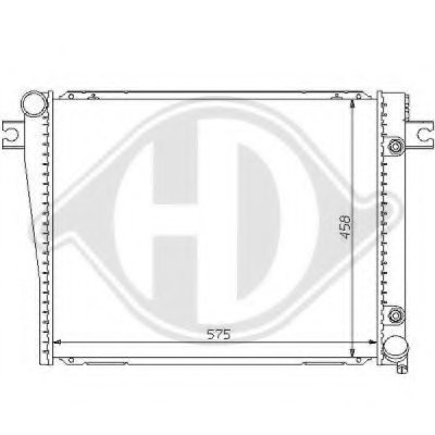 Радиатор, охлаждение двигателя DIEDERICHS купить