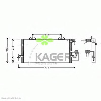 Конденсатор, кондиционер KAGER купить