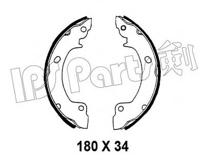 Тормозные колодки IPS Parts IPS Parts купить