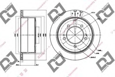 Тормозной диск DJ PARTS купить