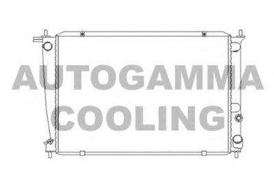 Радиатор, охлаждение двигателя AUTOGAMMA купить