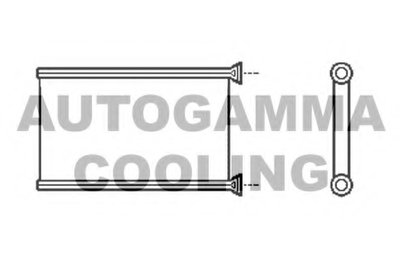 Теплообменник, отопление салона AUTOGAMMA