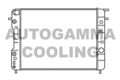 Радиатор, охлаждение двигателя AUTOGAMMA купить