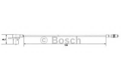 Датчик, частота вращения колеса BOSCH
