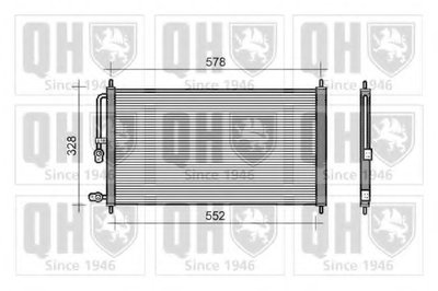 Конденсатор, кондиционер QUINTON HAZELL купить