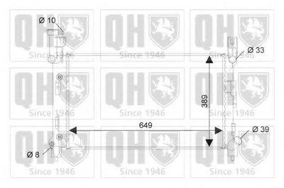 Радиатор, охлаждение двигателя QUINTON HAZELL купить