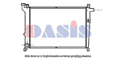 Радиатор, охлаждение двигателя AKS DASIS купить