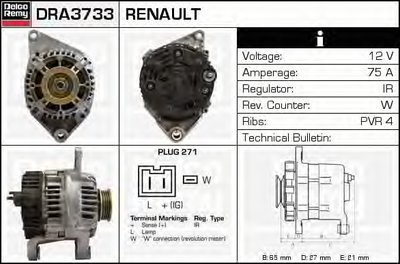 Генератор Remanufactured REMY (Light Duty) DELCO REMY купить