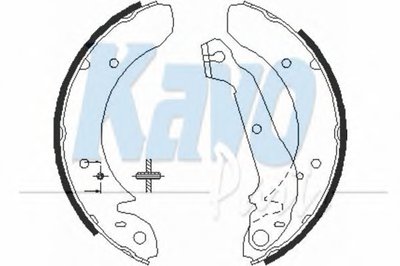 Комплект тормозных колодок MK KASHIYAMA KAVO PARTS купить