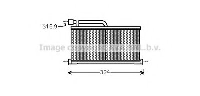 Теплообменник, отопление салона AVA QUALITY COOLING