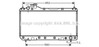 Радиатор, охлаждение двигателя AVA QUALITY COOLING купить