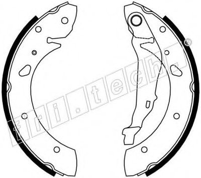 Комплект тормозных колодок REPARATION KIT fri.tech.