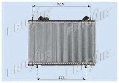 Радиатор, охлаждение двигателя FRIGAIR купить